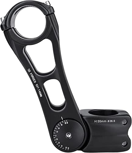 CXWXC Fahrradlenker Vorbau Verstellbarer Aluminiumlegierungs Lenkererhöhung für MTB, Rennräder, BMX - 31.8mm*90/110/130/ 145mm Bequemlichkeit für Lange Stunden im Sattel