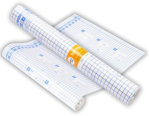 perfect line - Buchschutzfolie selbstklebend - 5 m x 30 cm, glasklar & zuschneidbar, ideal für Bücher, Hefte & Schulmaterial - robust & reißfest, Made in EU, für Schule & Zuhause