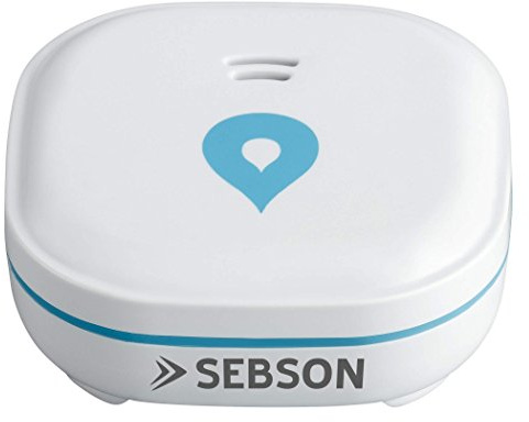 SEBSON Wassermelder mini GS153, 10 Jahres Langzeit-Batterie, Wasseralarm, Wasserwächter 60x60x24,2mm, Wassersensor mit Lithium Batterie