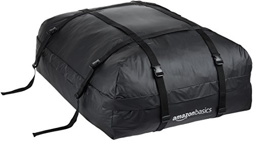 Amazon Basics Dachgepäckträger-Tasche, Schwarz, 425 l