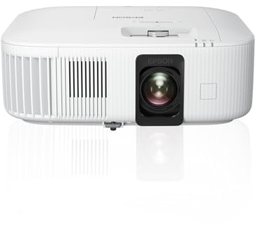 Epson EH-TW6250 | 4K PRO-UHD-Projektor | 2.800 Lumen | 3LCD | Android TV | 500"-Projektionsfläche | Einfache Einrichtung mit Trapezkorrektur | Für Zuhause und Gaming | Weiß
