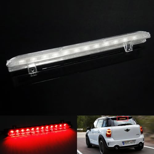 RZG Klare Linse hinten Mitte dritte Bremsleuchte für Mini Cooper Hatch R56 Countryman R60