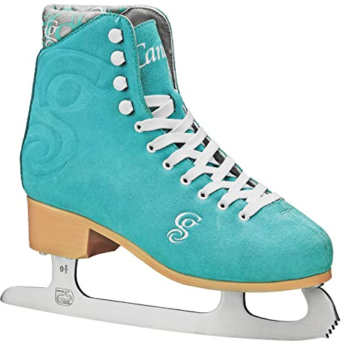 Lake Placid Damen Carlin Schlittschuhe, Seafoam, 8