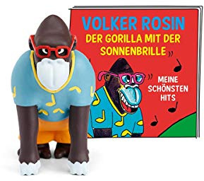 tonies Hörfiguren für Toniebox, Volker Rosin – Der Gorilla mit der Sonnenbrille, Kinderlieder für Kinder ab 3 Jahren, Spielzeit ca. 53 Minuten
