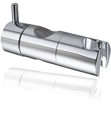 DIKER Handbrause Halterung Universal, Verstellbar Duschhalterung, 360° Drehbar, Silber, ABS, Wandmontage