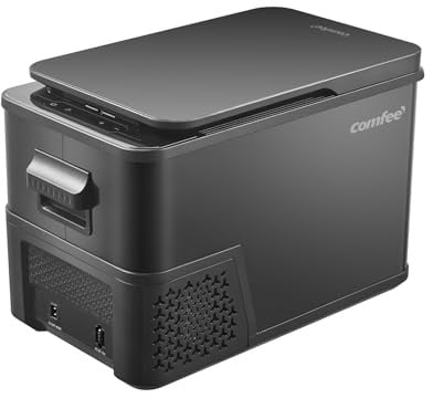 Comfee RCP27DK3(E) 27L Kompressor-Kühlbox, 12V/230V Elektrischer Camping-Kühlschrank, -20℃ bis 20℃, 3 Einstellbare Stufen, Batterieschutz, 45dB Geräusch, Ideal für Auto, LKW, Strand, Picknick