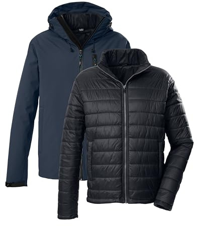 Killtec Herren 3 in 1 Funktionsjacke mit Kapuze KOW 95 Mn Jckt