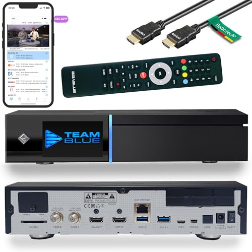 Gigablue UHD Quad Pro 4k Receiver mit 2 x DVB-S2 FBC Tuner SAT-Receiver 2xDVB-S2 inkl. Babotech® HDMI Kabel mit 2TB Festplatte