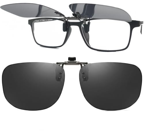 Jiaanle Sonnenbrillen Aufsatz Brille - Clip on Sonnenbrille zum Autofahren Herren & Damen