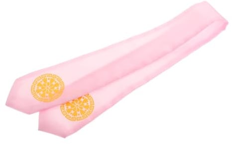 DONFAMDS Traditionelles Koreanisches Haarband Rosa für Damen Koreanische Stirnbänder mit Ethnischem Design Haarschmuck für Verschiedene Anlässe
