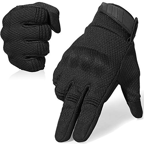 WTACTFUL Flexible atmungsaktive Taktische Handschuhe Einsatzhandschuhe Tatical Gloves Herren Vollfinger Touchscreen-Handschuhe Gilt für Kletter Radfahren Motorrad Jagd