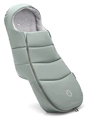 Bugaboo Ganzjahres Fußsack, unverzichtbares Kinderwagen-Zubehör für Jede Jahreszeit, wasserdichter und atmungsaktiver Fußwärmer, Pine Green
