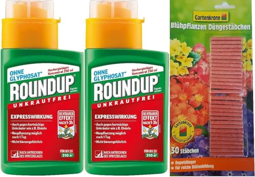 CELAFLOR 2 X 250 ml Roundup Express Konzentrat (Unkrautvernichter)