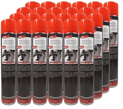 SDV Chemie Bremsenreiniger Spray 24x 850 ml Power Brake Cleaner 360° Ventil Teilereiniger