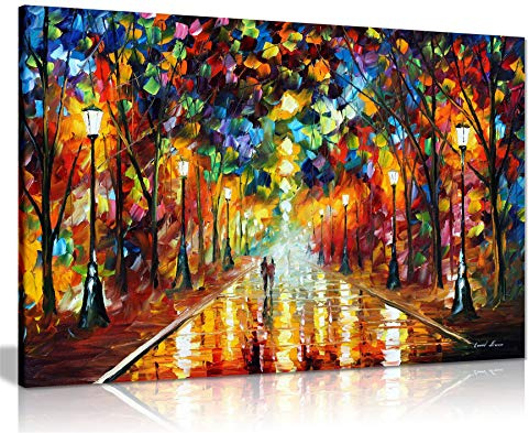 Leonid Afremov Ölgemälde auf Leinwand, abstrakt, für Wohnzimmer, Heimdekoration, Farewell to Anger, 91x61cm (36x24in)