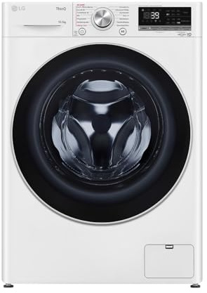 LG Electronics F6WV710P1 Waschmaschine | 10,5 kg AI DD Steam TurboWash 360° |1560 Umdrehungen| ThinQ | Neue Wohlfühl-Trommel | Weiß