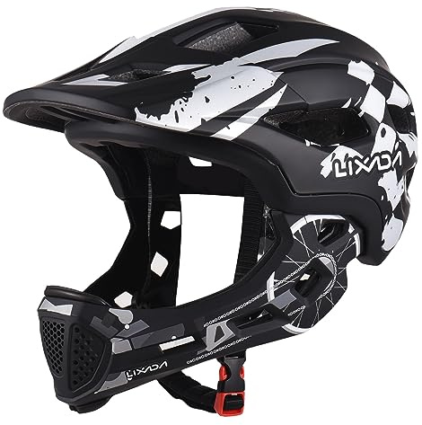 Lixada Fahrradhelm für Kinder, Integralhelm, abnehmbarer Fahrradhelm, verstellbar, für Kinder, Radfahren