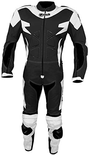 BI ESSE - Motorradanzug aus Leder und Stoff, ideal für Straßen, lange Reisen, Touring, Pitbike,komplett mit Höcker und harten Protektoren