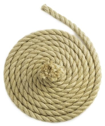 Floordirekt Juteseil 50m 20mm Dicke Juteschnur, Tau Seil aus 100% Natur Jute extra Starke Juteband Schnur, Kordel Garn, Garten Dekoration, Bastelarbeiten Kratzbaum