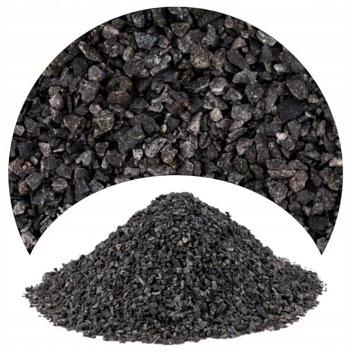TD STONES Aquarium Bodengrund aus Basalt – Natürliches Substrat für Aquarienpflanzen, Neutral für Wasserwerte, Ideal für Fische & Garnelen