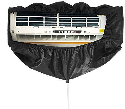 Alvinlite Klimaanlage Abdeckung Wasserdicht Staubbeutel Reinigungsbeutel Wand Montiert Protector Tasche Schwarz
