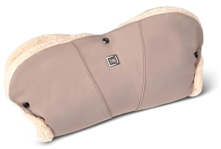 Moon Handmuff Handwärmer Premium & Windel Blaubaer, für Kinderwagen & Buggy | Wasser- und windabweisender Handwärmer mit kuscheligem Innenfutter, | Handschuhe Ideal für kalte Tage | Einfach anzubringen