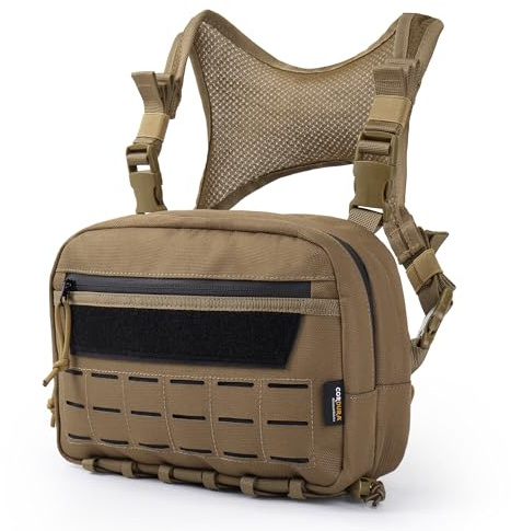 Mardingtop Taktische Brusttasche Molle weste Pouch Chest Rig für Outdoor-Abenteuer, Radfahren