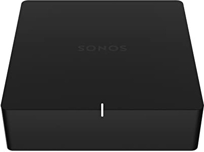 Sonos Port - Streaming Media Player Black | Verbindet sich mit vorhandenem Stereo oder Verstärker, 12 V Trigger Auto-Power, AirPlay 2, Ethernet und WLAN