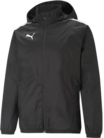 PUMA Herren Teamliga All Weather Jacket Sweater, Puma Black-puma Black, M EU