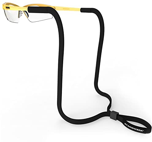 STANDWERK® Basic Brillenband mit zuverlässigem Halt - Sportbrillenband verstellbar in der Größe - Sportband Brille wasserfest - Brillenband Herren und Damen