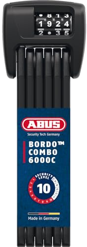ABUS Bordo 6000C/90 BK SH Faltschloss schwarz 90 cm Zahlenschloss