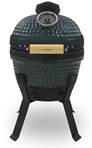 Kamado,YOKO13 H.Koenig, japanischer Keramikgrill, Grillen/Smoker, bis 450°C,eingebautes Thermometer, alle Arten von Grillen