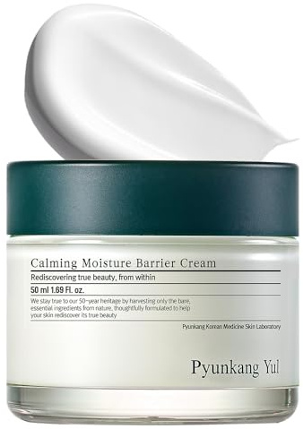[PKY] Pyunkang Yul Beruhigende Feuchtigkeitsbarriere-Creme, Feuchtigkeitscreme, Beruhigt sofort empfindliche Haut,Hyaluronsäure und Ceramid für Feuchtigkeit, Vegan, Koreanische Hautpflege, 50ml