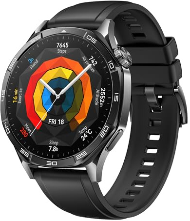 Huawei Watch GT 5 Smartwatch 46mm Schwarz AMOLED GPS NFC Bluetooth