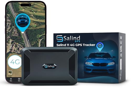 Salind 11 4G - GPS-Tracker für Auto, Motorrad, Fahrzeuge & LKW´s mit Magnet | Lange akkulaufzeit - bis zu 70 Tage im standby - Diebstahlschutz - Geo-Zaun - Bergbau, Camping, Skifahren, Jagen, Wandern