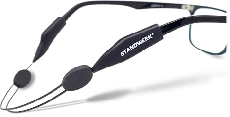 STANDWERK® Brillenband – Extrem zuverlässiges Sportbrillenband für Damen, Kinder, Herren – Brillenhalter geeignet für Sport & Freizeit – Brillenzubehör
