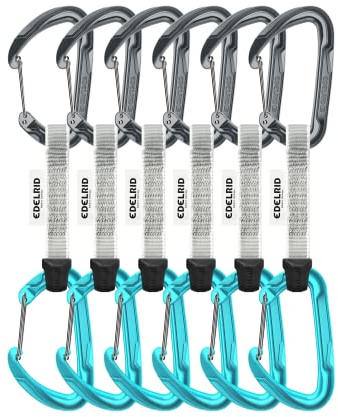 EDELRID Expressset Pure Wire Set Sixpack, Slate-icemint