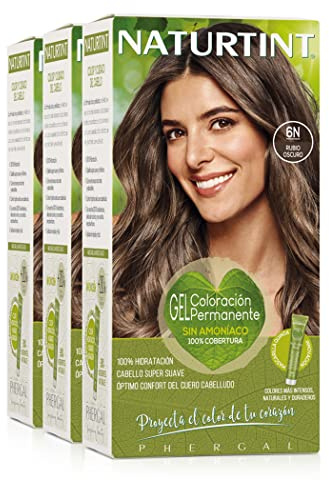 Naturtint Biobased | Haarfarbe Oohne Ammoniak | 6N Dunkelblond | Hoher Anteil an natürlichen Inhaltsstoffen | 3er Pack | 510 ml