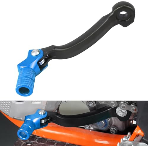NICECNC Motorrad-Schalthebel, Aluminium Compatible with Husqvarna TC TE FC FE TX FX FS 125-501 2014-23 701 Enduro Supermoto 16-22, Compatible with GasGas EX EC MC 125-300 2021-23, siehe Passform, Blau