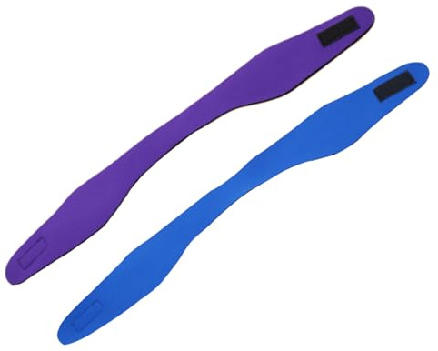 Toyvian 2stücke Stirnband Aus Neopren Verstellbar Für Schwimmen Tauchen Yoga Ohrenschutz Haarband Für Junge Mädchen Und Erwachsene Lila Blau
