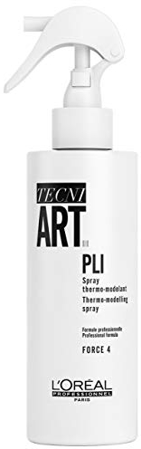 L'Oréal Professionnel hitzeaktivierbares Spray für perfekten Halt und flexible Styles, Verleiht dem Haar Form und Halt, Tecni.ART, Flex Pli, 190ml