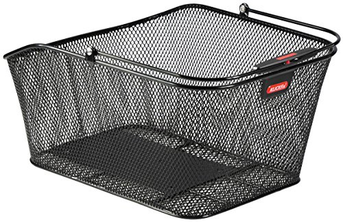 KLICKfix Erwachsene (Unisex) Hinterradkorb-2128019540 Hinterradkorb, schwarz, 41x21x31cm
