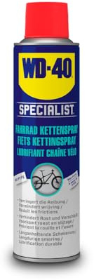 WD-40 Specialist Fahrrad Kettenspray 250ml – Langzeitschmierung für Fahrradketten | Schützt vor Rost, Feuchtigkeit & Schmutz | Für Rennrad, MTB, Trekkingrad & E-Bike | Allwetterschutz
