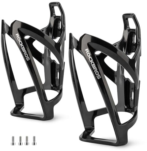 ROCKBROS Flaschenhalter Fahrrad Getränkehalter 35g Leichtgewicht Trinkflaschenhalter für MTB Rennrad Fahrrad 5 Farben (2er-Pack)