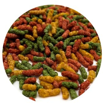 Warnick´s Premium Teichsticks 3-farbig - für Koi & Zierfische - 34 Liter (4 KG) - geringe Wasserbelastung