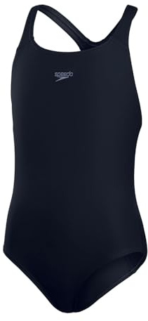 Speedo Girl's Eco Endurance+ Medalist Swimsuit | Chlorine Resistance | Recycled Fabric | Comfort Fit | Swimming Lessons | Swim Holiday Swimsuit (Pack of 1)