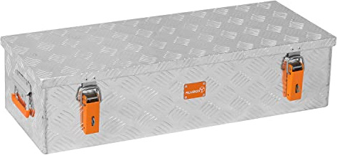 alubox Werkzeugkiste Riffelblech ABX-RL48 Aluminium 1,5mm Werkzeugkiste leicht und robust 48 Liter