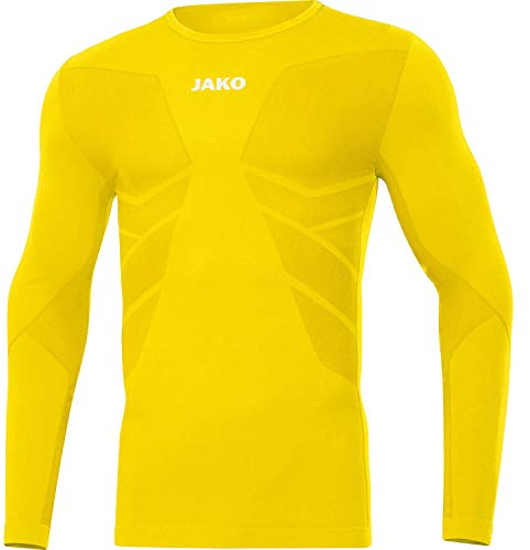 JAKO Funktionsshirt Unisex Longsleeve Comfort 2.0 I Bequeme Sportunterwäsche I Seamless & Bodyfit I Laufshirt Unisex langarm mit weichem Griff