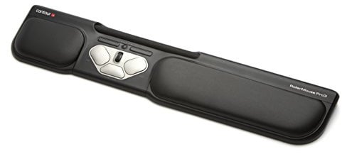 Contour RollerMouse Pro 3 | Ergonomische Maus | Für Rechts- und Linkshänder | Kabelgebundene Computermaus mit Handauflage | 8 Tasten | 2400 DPI | Für Windows und Mac