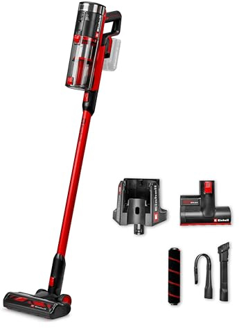 Einhell Akku-Stielstaubsauger TE-SV 18/270 Li BL-Solo | PXC | 18 V | Brushless | 270 mbar | beutellos | 3 Leistungsmodi | 3-fach Filtersystem | inkl. Zubehör | ohne Akku